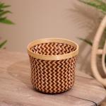 Корзинка плетёная, 20?20?17 см, бамбук
