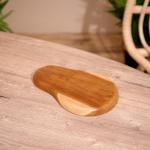 Блюдо для подачи закуски и соуса, 18?1.5?25 см, тиковое дерево