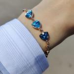 Браслет с кристаллами Swarovski