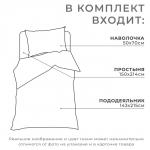 *Постельное белье "Этель" 1.5 сп Авиатор 143х215 см, 150х214 см, 50х70 см -1 шт,100% хлопок, бязь