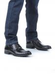01-H9001-B75-SW3 BLACK Ботинки демисезонные мужские (натуральная кожа) размер 6UK - 40 российский