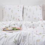 *Простыня на резинке 180х200х25, поплин, 'Ботанический сад ВБ'