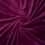 *Плед 'Амели' облегчённый 150х200, велсофт, 100% полиэстер, 'Сиреневый'