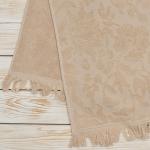 *Махровое полотенце VERSAL 70х140, 100% хлопок, 450 гр/кв.м, 'Светло-бежевый'