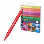 Маркеры акриловые ErichKrause Art Spirit c пулевидным наконечником 12 цветов (в ПЭТ-боксе с европодвесом 12 шт)