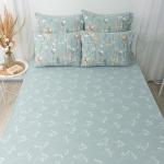 *Простыня на резинке 180х200х25, поплин, 'Иммортели ВБ'