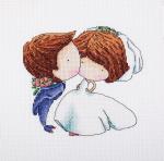 "Klart" набор для вышивания 8-198 "Поцелуй нежности"