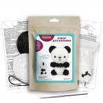 Набор для вязания "Miadolla" AMG-MN-0137 Панда (велюр)