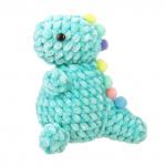 Набор для вязания "Miadolla" AMG-MN-0139 Динозаврик (велюр)