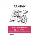 "Canson" Альбом для маркеров Graduate MARKER 70 г/м2 50 л. A4 21 х 29.7 см