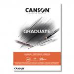 "Canson" Альбом для набросков "Graduate Sketching" 96 г/м2 A4 21 х 27.9 см склейка с одной стороны 40 л.
