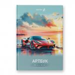 "Светоч" А238 Артбук (Скетчбук), глянцевая ламинация, блок белый, 7Бц, A5 100 г/м2 сшивка 104 л. 4 шт.