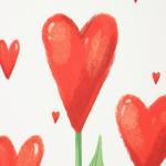 Набор Love: полотенце, 40?73 см, саржа 190 г/м?, формочки для печенья