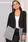 Жакет "На стиле" (блэк/грей) Б5072