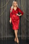 Платье Блеск софитов (красное) П11979