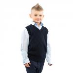 Жилетка детская Tsarevich Dark Blue-romb