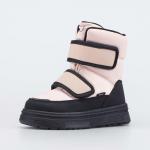 беж-чер ботинки школьная Комбинирован.