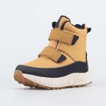 горчичный ботинки школьная Комбинирован.