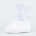 белый сапожки школьно-подростковые текстиль