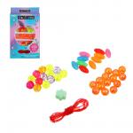 ХОББИХИТ Набор для творчества "Браслетики", 30-38 элементов, PS, 9х16х2см, 3 дизайна