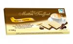 Белый шоколад и тёмный шоколад со вкусом кофе Maitre Truffout White coffee chocolate 100 г
