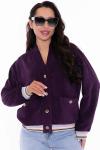 Бомбер Эда (вельвет/фиолетовый)