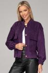 Бомбер Рут (вельвет/фиолетовый)