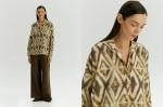 !sale Блузка из модала с принтом