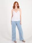 Джинсы голубые на резинке женские летние