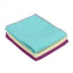 VETTA Набор салфеток из микрофибры, универсальные махровые, 2 шт, 25х30см, 300г/кв.м., 2 цвета