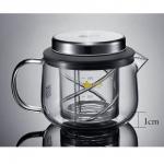 BY Rotation Чайник заварочный 500 мл с подъемным ситом, жаропрочное стекло