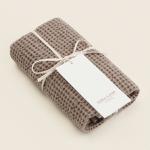 Полотенце вафельное SL HOME: Linen «Саббиа», 40?70 см, бежевое