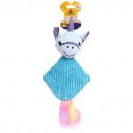 Игрушка для собак средних и малых пород ЗООГРАД, единорог, с пищалкой и шуршалкой, 35*16см (лейбл)