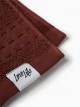 Полотенце махровое LoveLife «Регистан» 50?80 см, коричневое, 100% хлопок, 500 г/м?