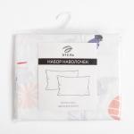 Комплект наволочек «Этель» Flower garden (вид 1), 50?70 см - 2 шт., бязь, хлопок 100%