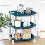 Этажёрка настольная 3 яруса «Пастель», МИКС