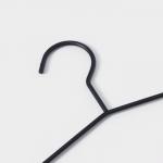 Плечики - вешалка для брюк и юбок LaDо?m Laconique, многоуровневая, 37?31.5?1.1 см, чёрные