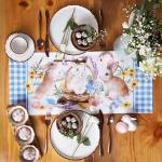 Дорожка пасхальная на стол Этель «Зайчики» 30?70 см, 100% хлопок, саржа 190 г/м?