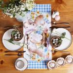 Дорожка пасхальная на стол Этель «Зайчики» 30?70 см, 100% хлопок, саржа 190 г/м?