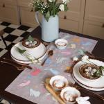 Дорожка пасхальная на стол Этель «Зайцы» 30?70 см, 100% хлопок, саржа 190 г/м?