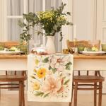 Дорожка на стол Этель Red flowers 40?146 см, 100% хлопок, саржа 190 г/м?