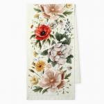 Дорожка на стол Этель Red flowers 40?146 см, 100% хлопок, саржа 190 г/м?