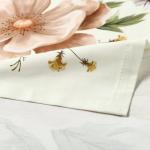 Дорожка на стол Этель Red flowers 40?146 см, 100% хлопок, саржа 190 г/м?