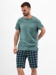 Пижама мужская кулирка с шортами "ЧЕЛСИ" ХАКИ