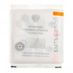 BY Влажные салфетки, мини, 4 упаковки по 8 шт