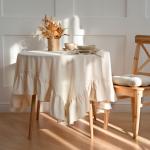 Скатерть универсальная с рюшами 160х160 'Чистый хлопок', 100% хлопок ВБ
