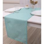 Дорожка декоративная 'Радушная хозяйка (Традиция)' 40х145, рогожка, 100% хлопок, 'Горошек мята'