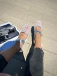 Балетки с липучкой летние DEDE SHOES 1580 WHITE