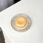 Мыльница Tesoro, 11х11х2 см., цвет золотой