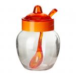 Емкость для специй Herevin 370мл с ложкой, цвета в ассортименте Турция (уп.24) (131506)